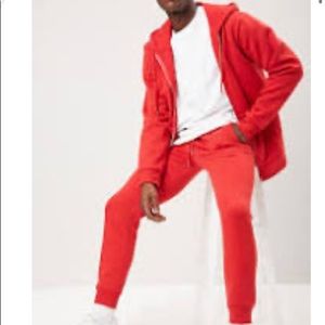 Men’s red sweatpants/joggers size M